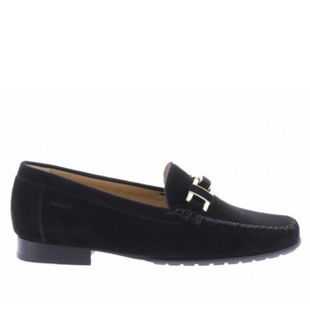 DAMES INSTAPSCHOENEN-Zwart suède