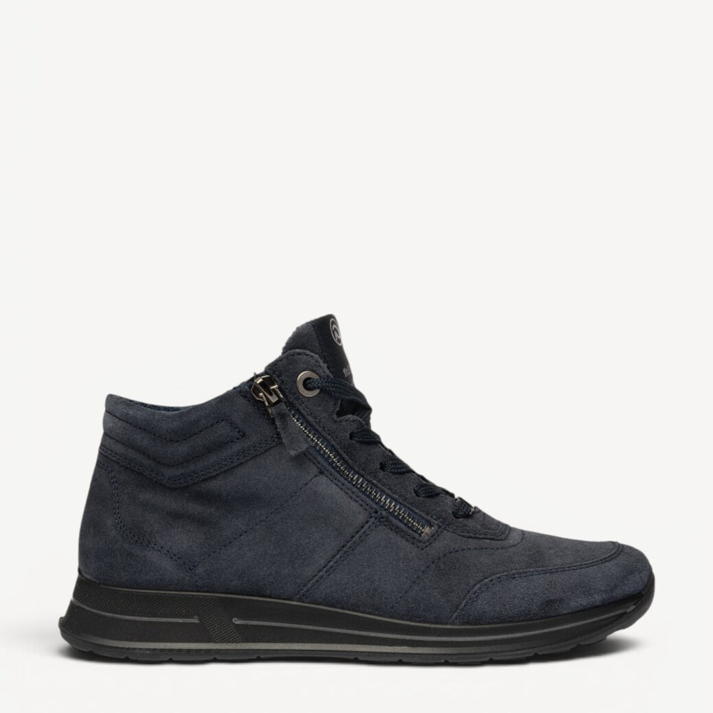 DAMES SPORTIEVE VETERSCHO-Blauw suède/nubuck