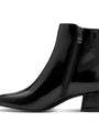 DAMES BOOTS+KORT LAARS-Zwart lak