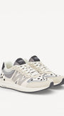 DAMES SPORTIEVE VETERSCHO-Beige suède/nubuck