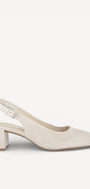 MUIL +SLINGBACK-Beige suède/nubuck