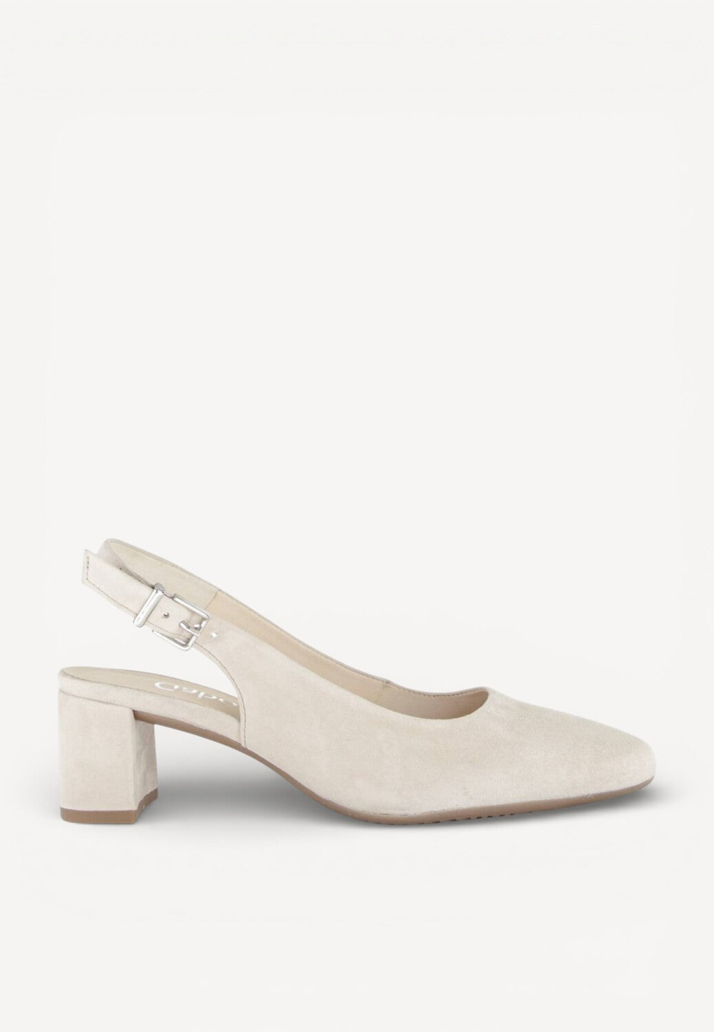 MUIL +SLINGBACK-Beige suède/nubuck