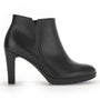 DAMES BOOTS+KORT LAARS-Zwart leer