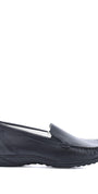 DAMES INSTAPSCHOENEN-Zwart leer
