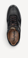 Heren veterschoenen-Zwart leer