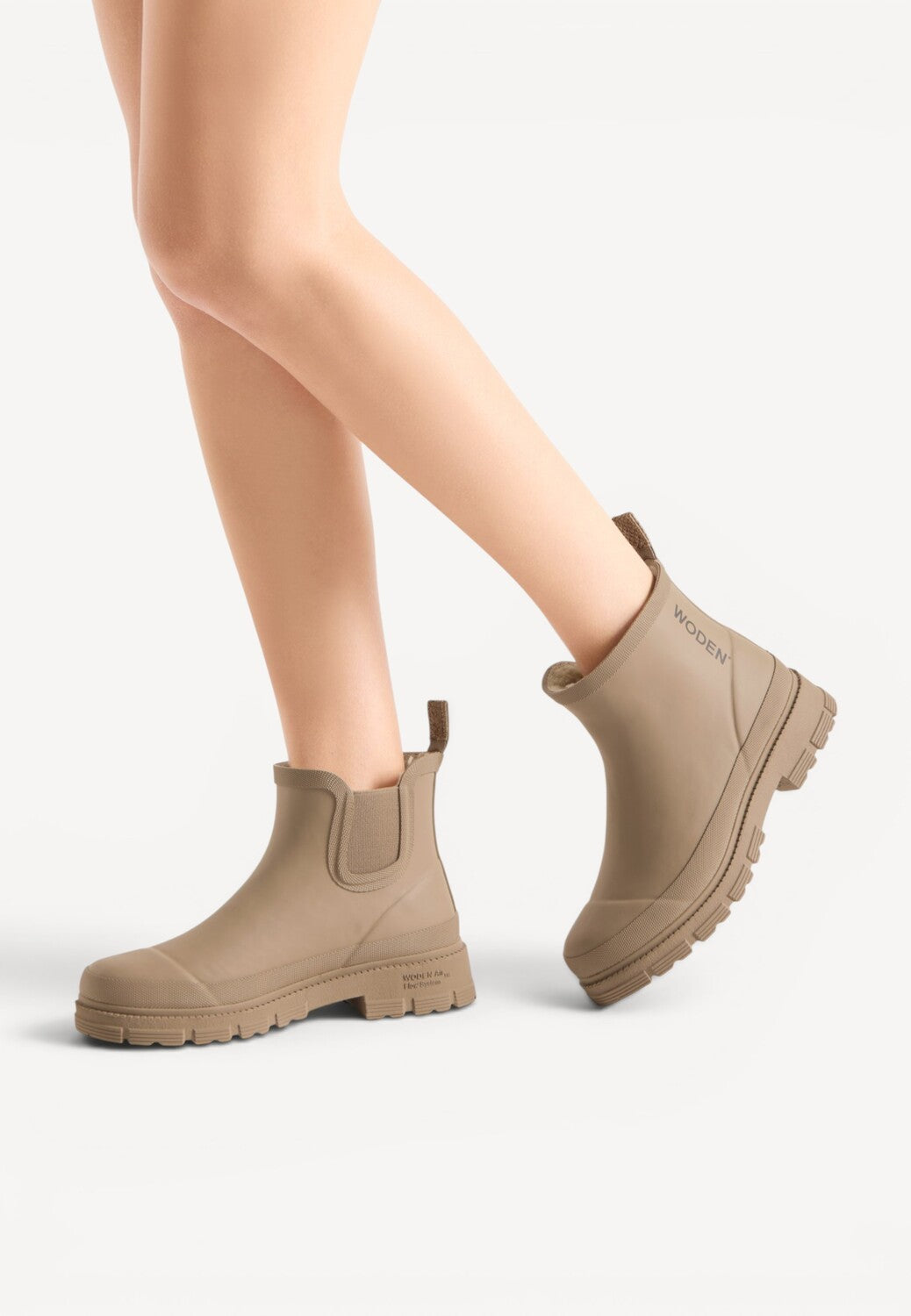DAMES BOOTS+KORT LAARS-Beige diversen