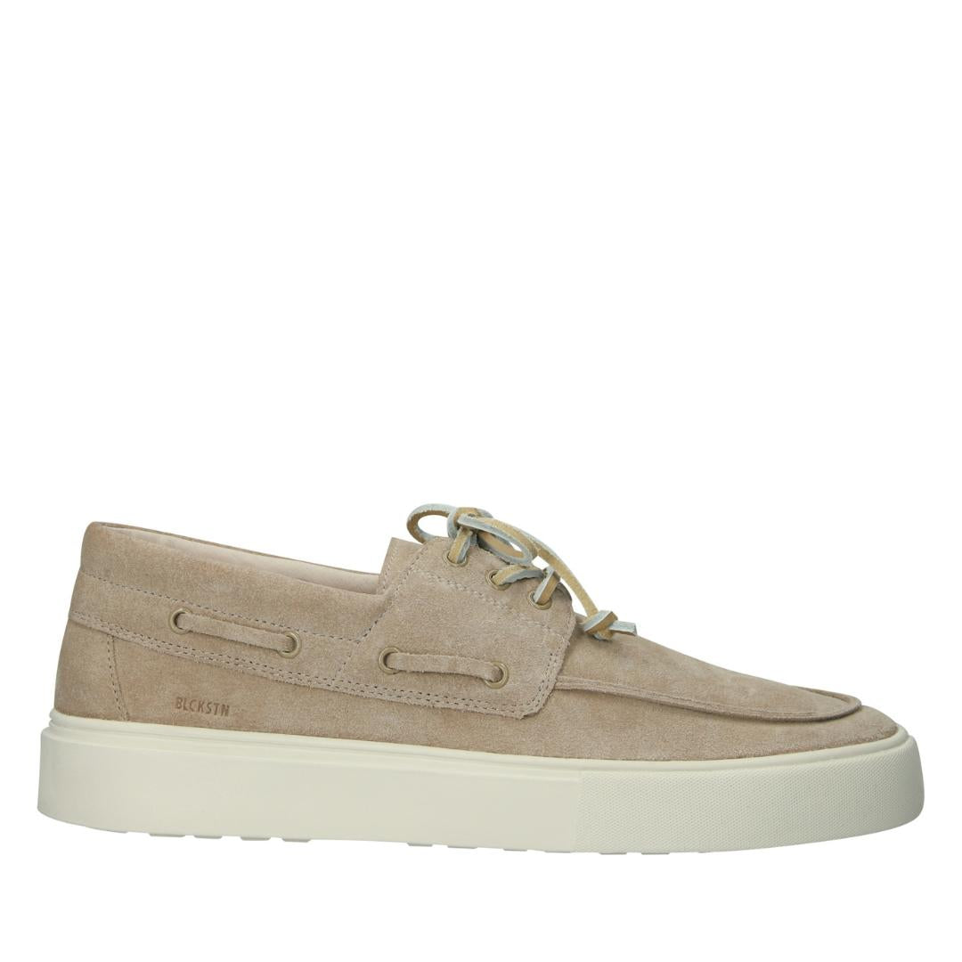 Heren veterschoenen-Beige suède/nubuck