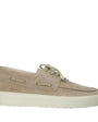 Heren veterschoenen-Beige suède/nubuck