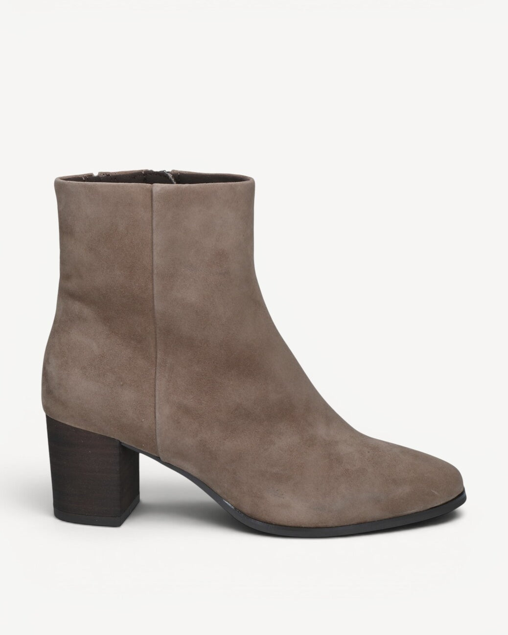 DAMES BOOTS+KORT LAARS-Beige suède/nubuck