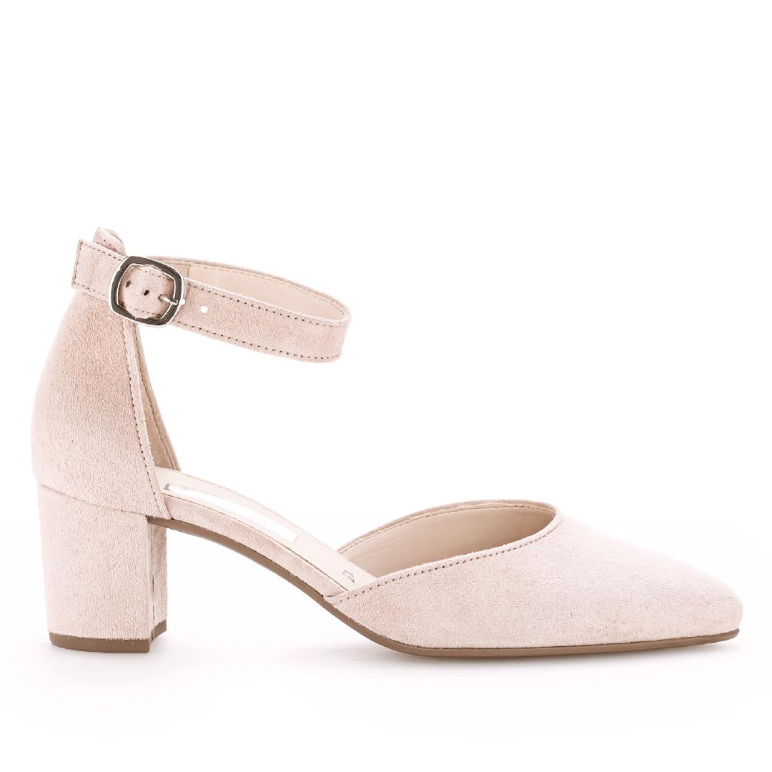 BALLERINAS + PUMPS-Beige suède/nubuck