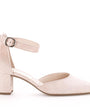 BALLERINAS + PUMPS-Beige suède/nubuck
