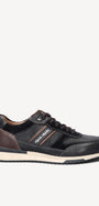 Heren veterschoenen-Zwart leer