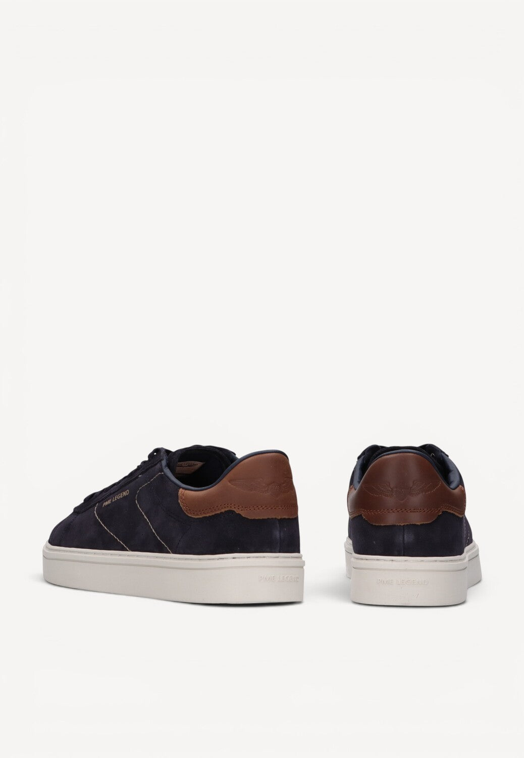 Heren veterschoenen-Blauw suède/nubuck