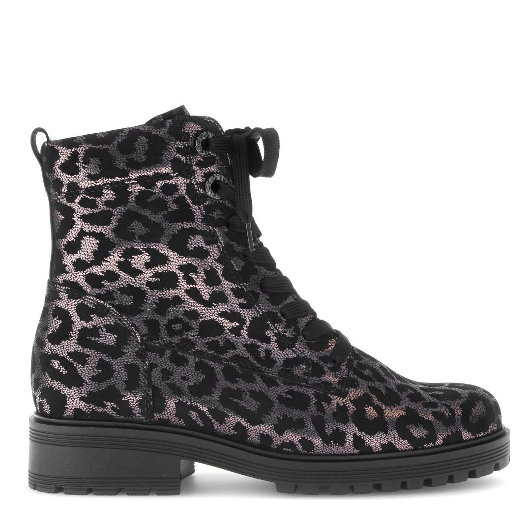 DAMES BOOTS+KORT LAARS-Brons combi kleur