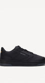 Heren veterschoenen-Zwart leer