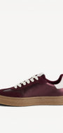 DAMES SPORTIEVE VETERSCHO-Rood suède/nubuck