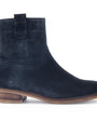 DAMES BOOTS+KORT LAARS-Blauw suède/nubuck