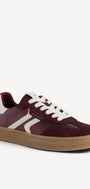 DAMES SPORTIEVE VETERSCHO-Rood suède/nubuck