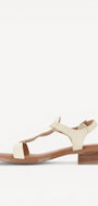 DAMES OPEN SCHOENEN-Beige combi kleur