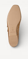 DAMES INSTAPSCHOENEN-Bruin leer
