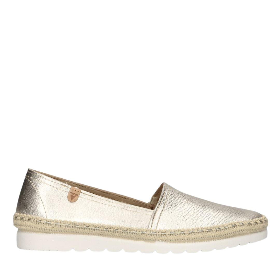 DAMES INSTAPSCHOENEN-Goud leer