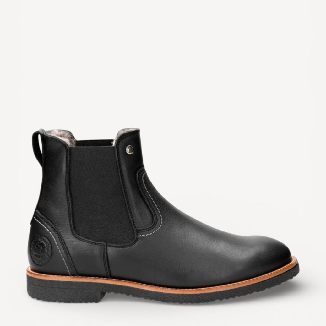 Heren boots-Zwart leer