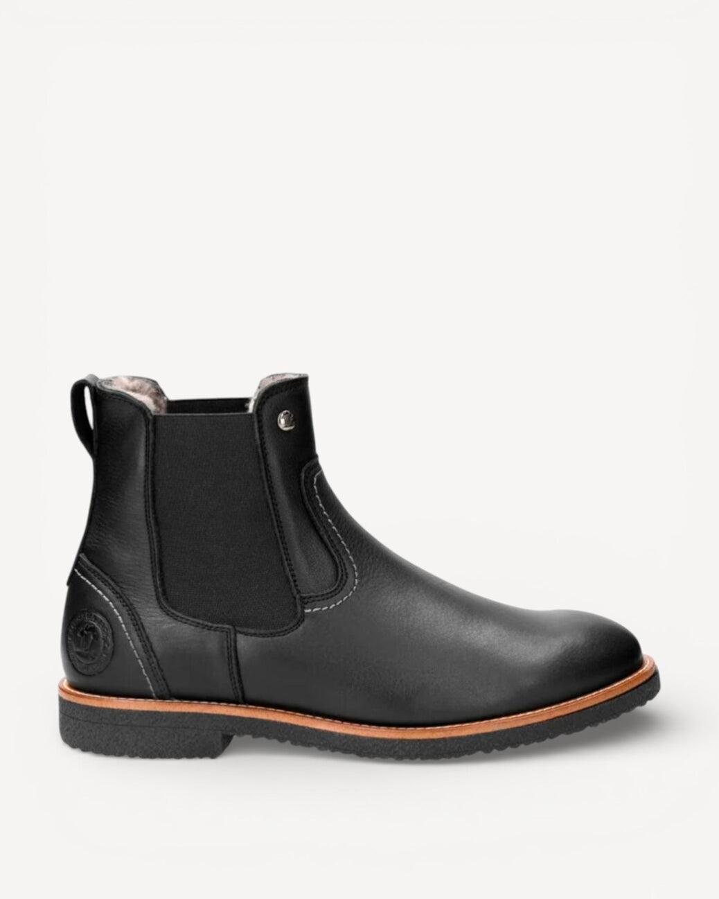 Heren boots-Zwart leer