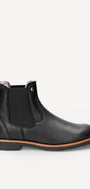 Heren boots-Zwart leer