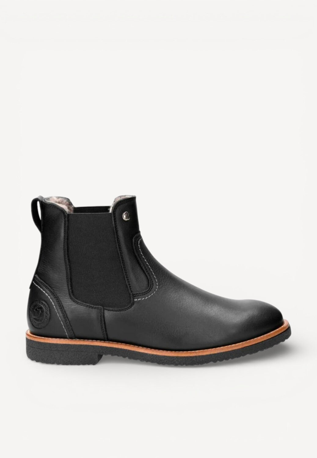 Heren boots-Zwart leer