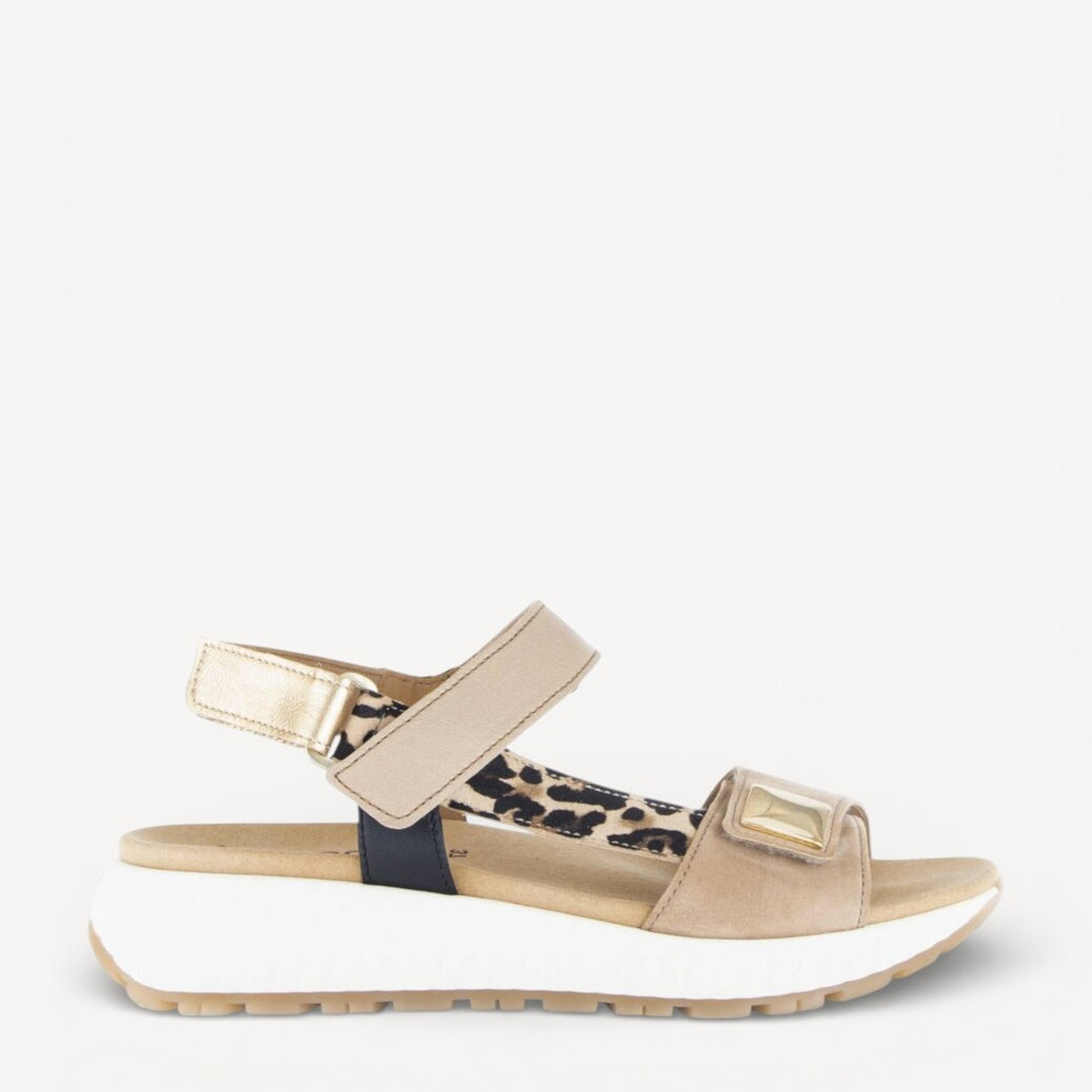 DAMES OPEN SCHOENEN-Bruin combi kleur