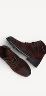 Heren boots-Bruin suède