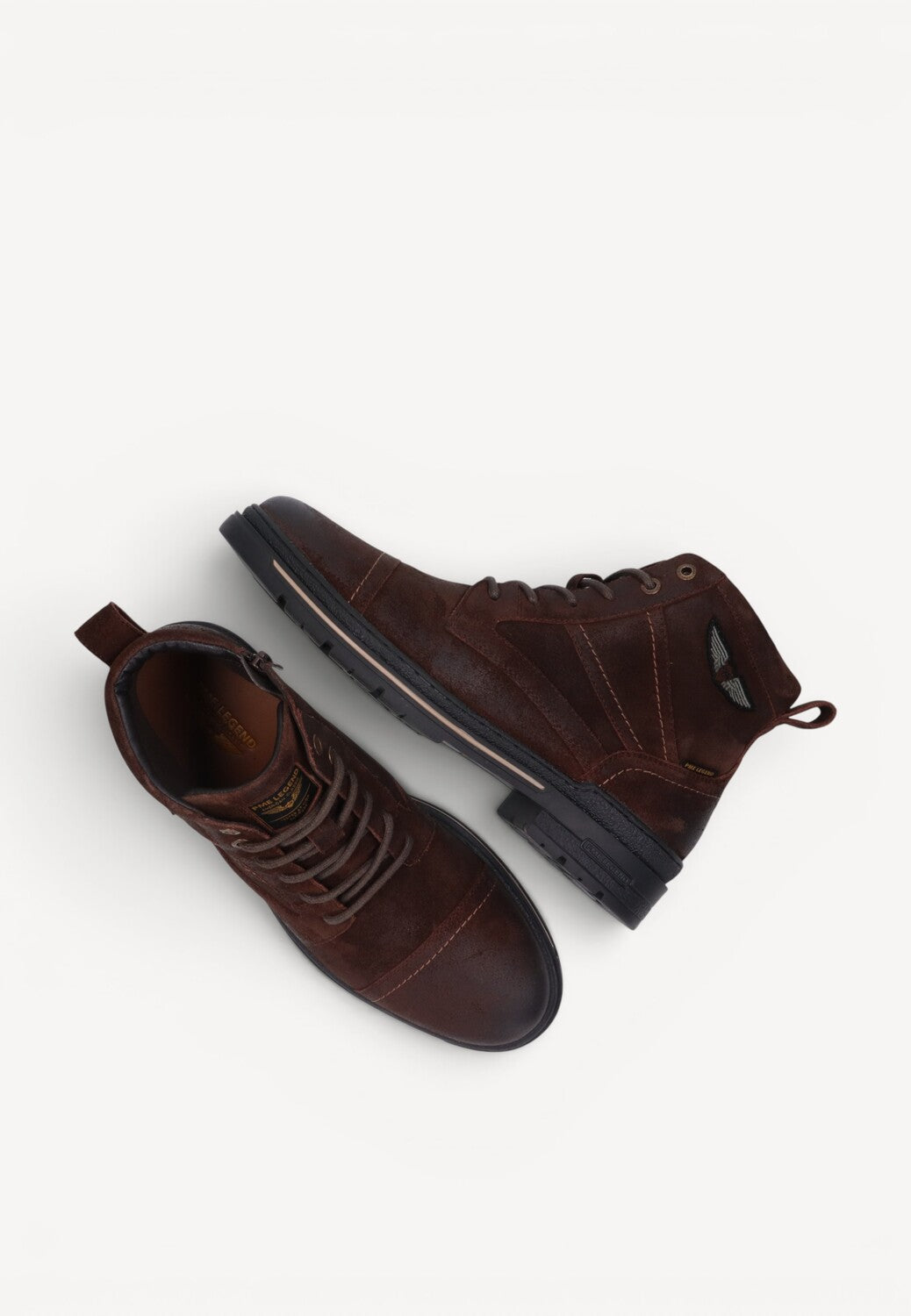 Heren boots-Bruin suède