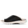 DAMES OPEN SCHOENEN-Zwart leer