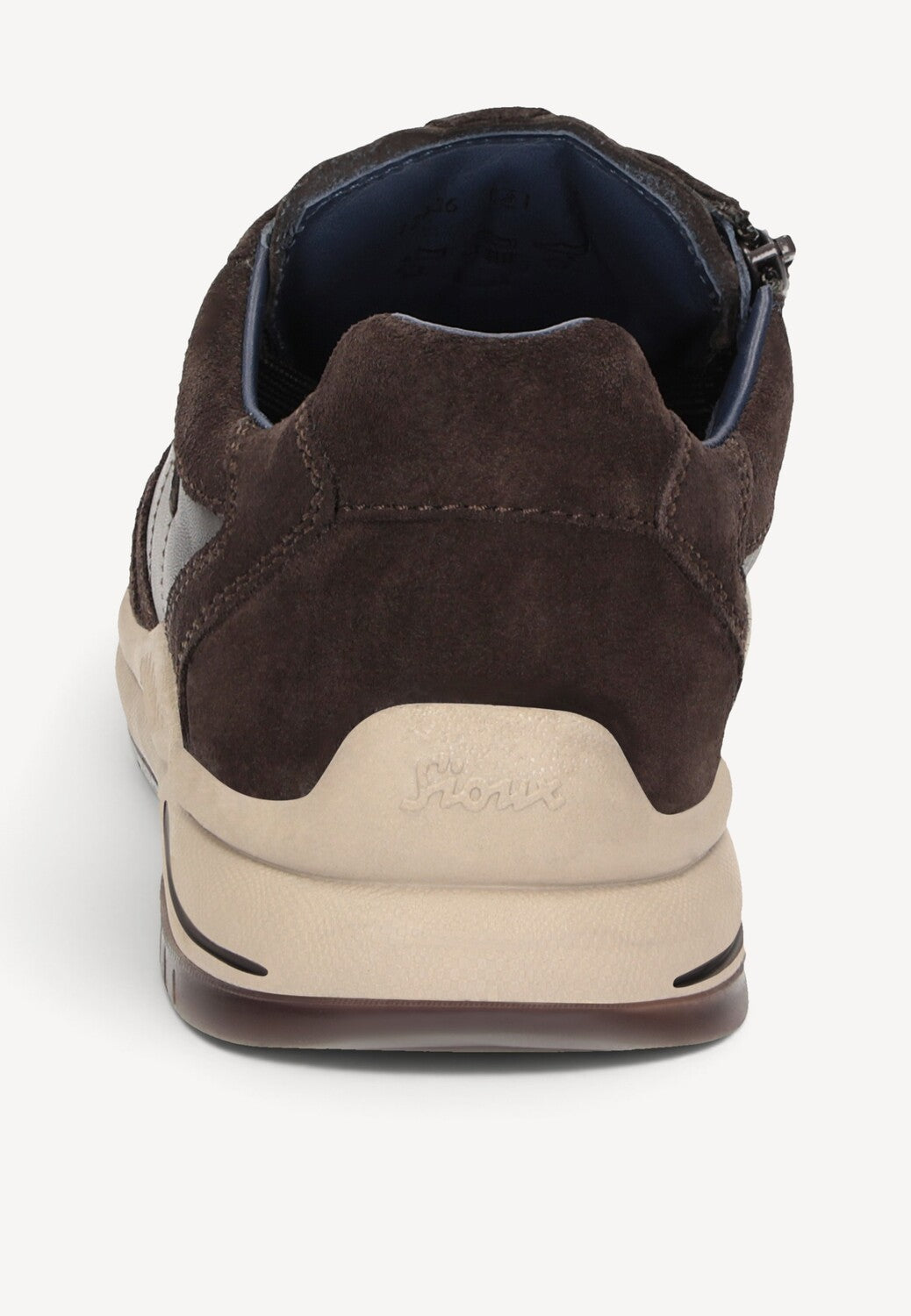 Heren veterschoenen-Bruin combi kleur