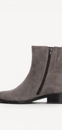 DAMES BOOTS+KORT LAARS-Grijs suède