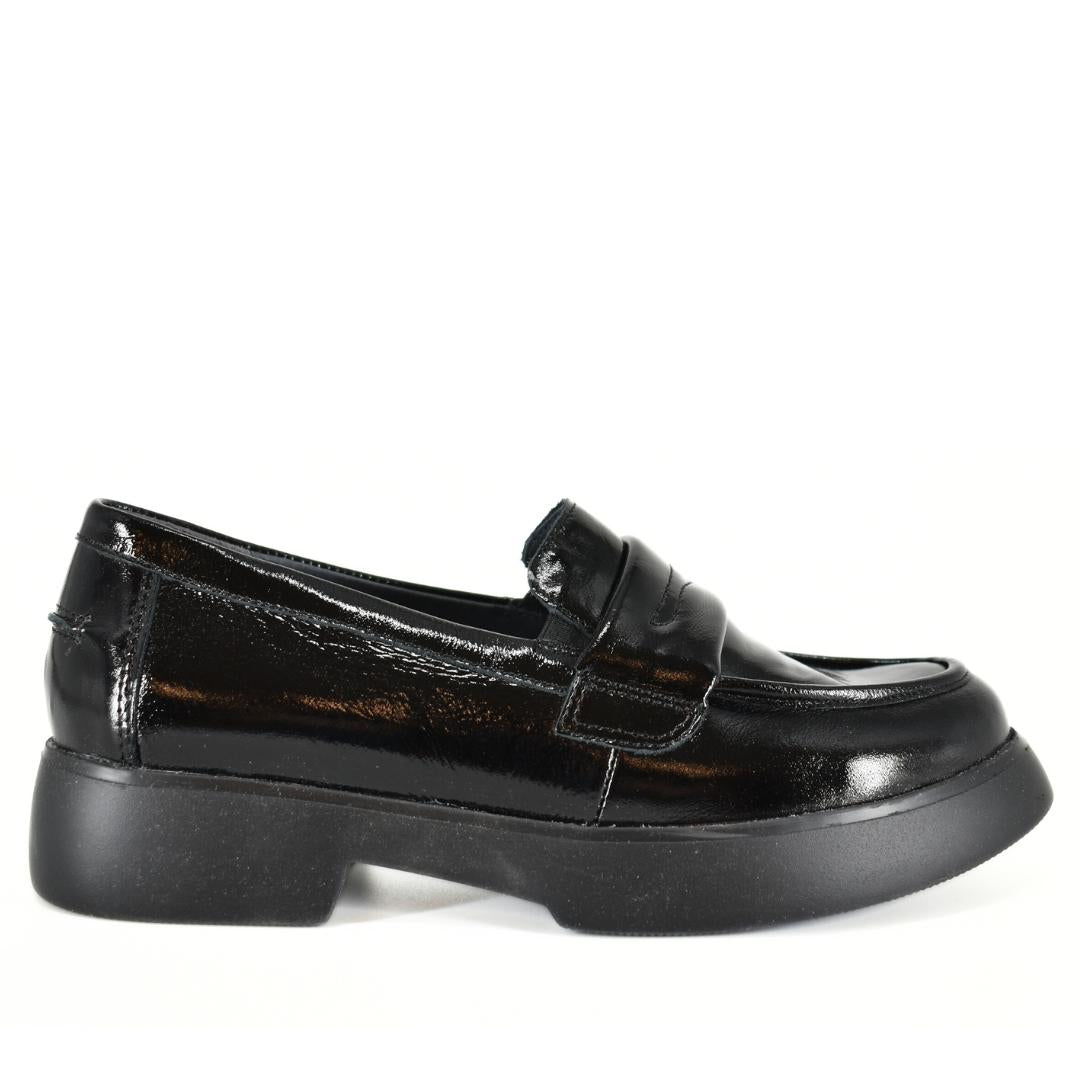 DAMES INSTAPSCHOENEN-Zwart lak