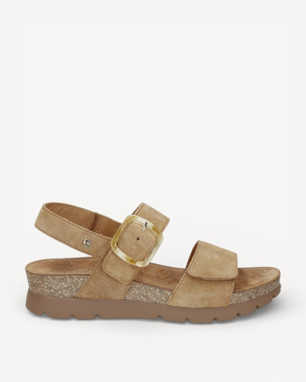 DAMES OPEN SCHOENEN-Beige suède/nubuck