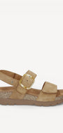 DAMES OPEN SCHOENEN-Beige suède/nubuck