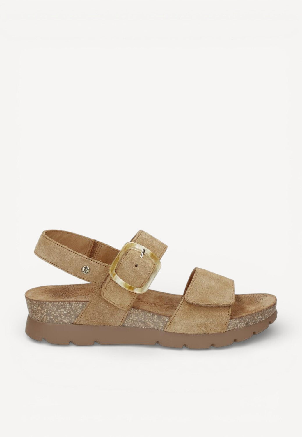 DAMES OPEN SCHOENEN-Beige suède/nubuck