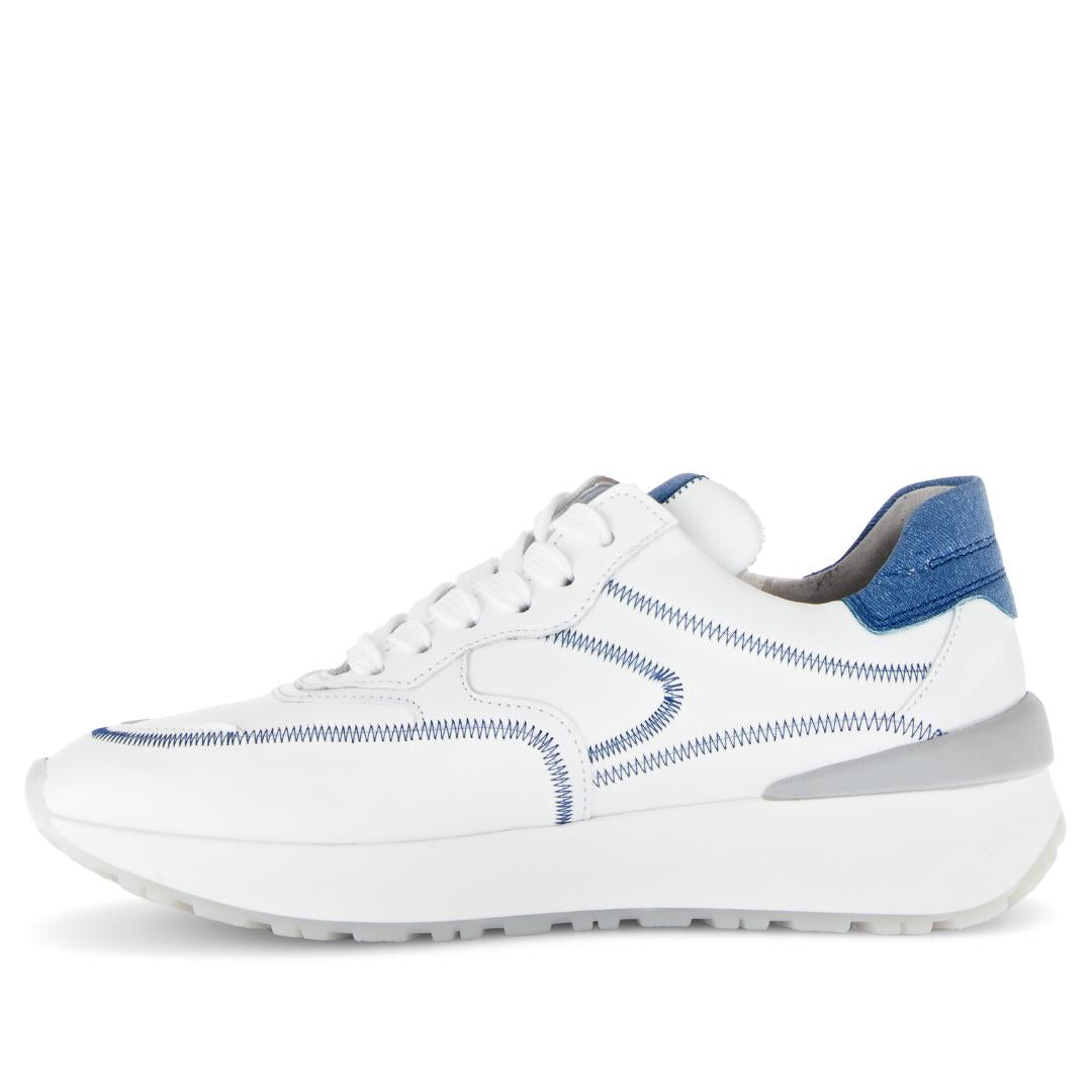 DAMES SPORTIEVE VETERSCHO-Wit leer