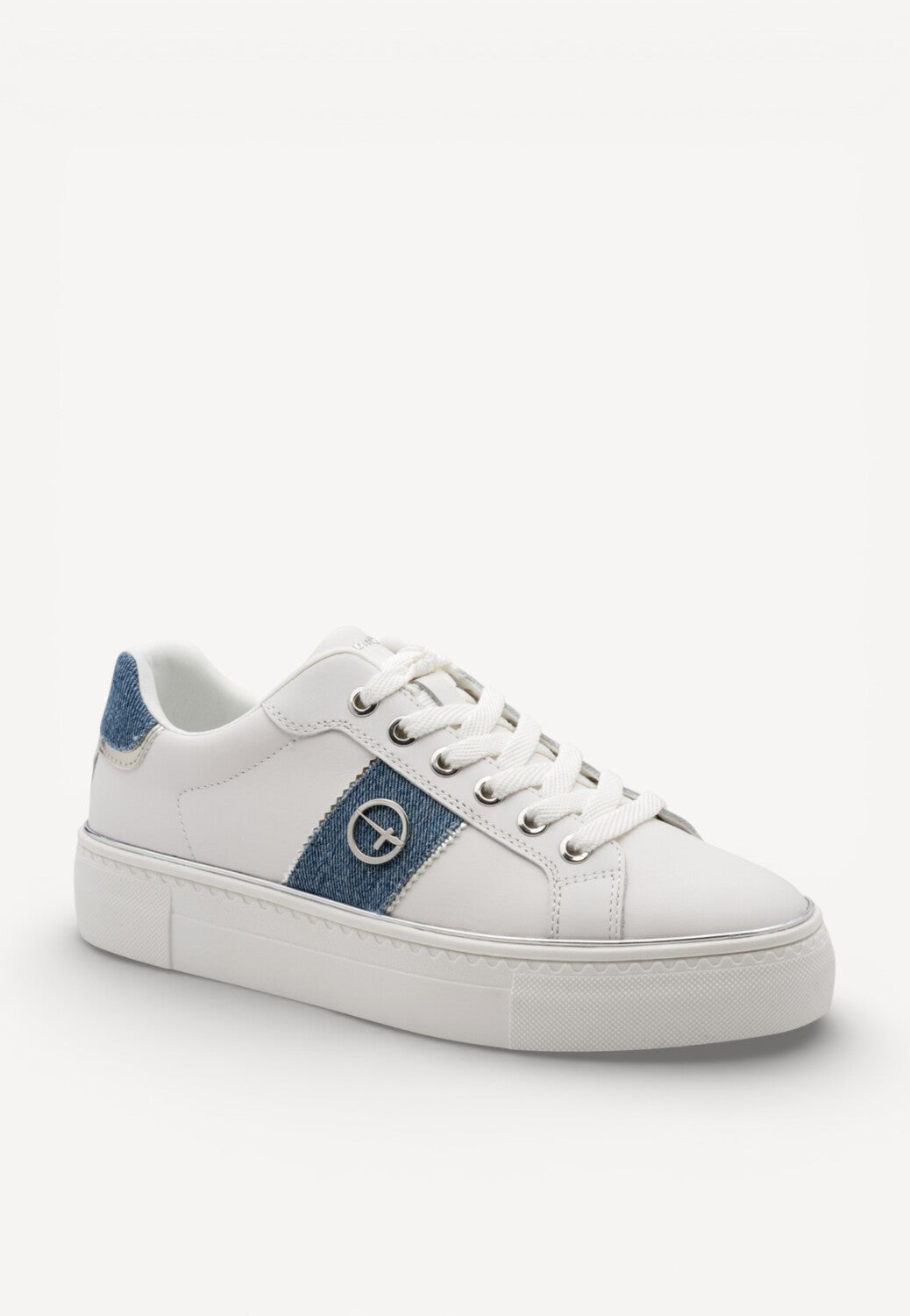 DAMES SPORTIEVE VETERSCHO-Wit leer