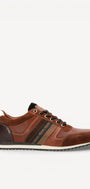 Heren veterschoenen-Bruin leer