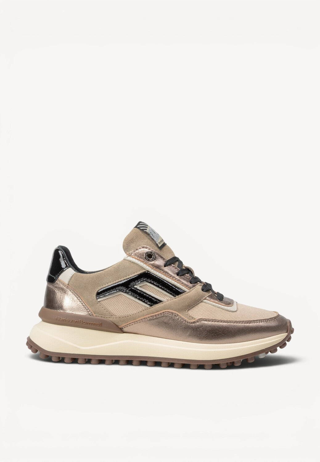 DAMES SPORTIEVE VETERSCHO-Brons combi kleur
