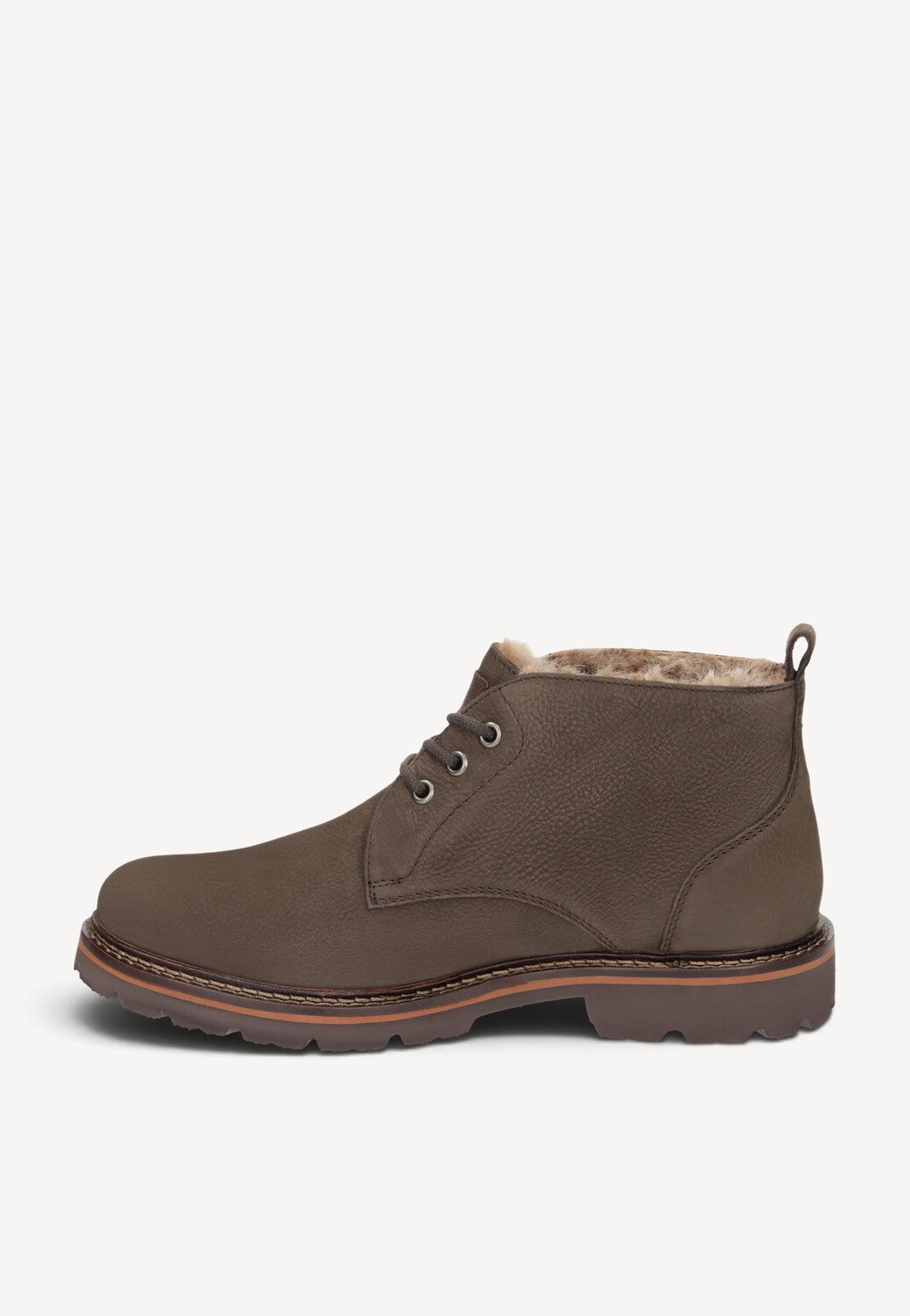Heren boots-Bruin suède