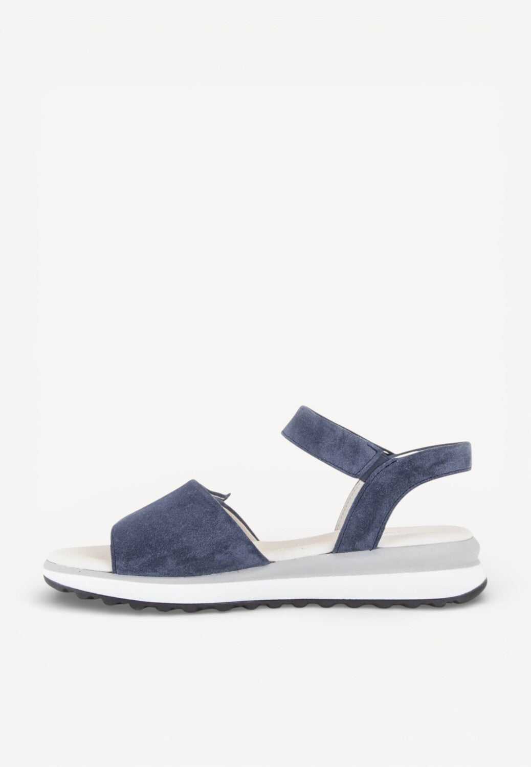 DAMES OPEN SCHOENEN-Blauw suède/nubuck