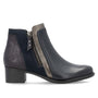 DAMES BOOTS+KORT LAARS-Blauw leer