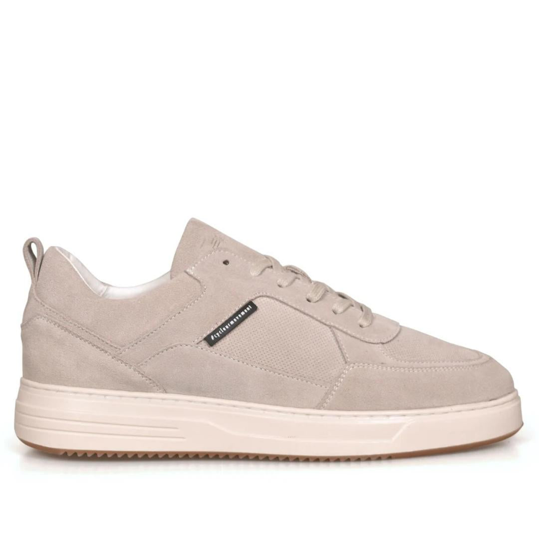 Heren veterschoenen-Grijs suède