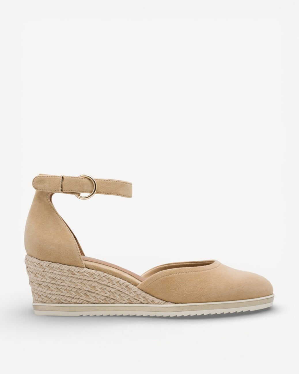 BALLERINAS + PUMPS-Beige suède/nubuck