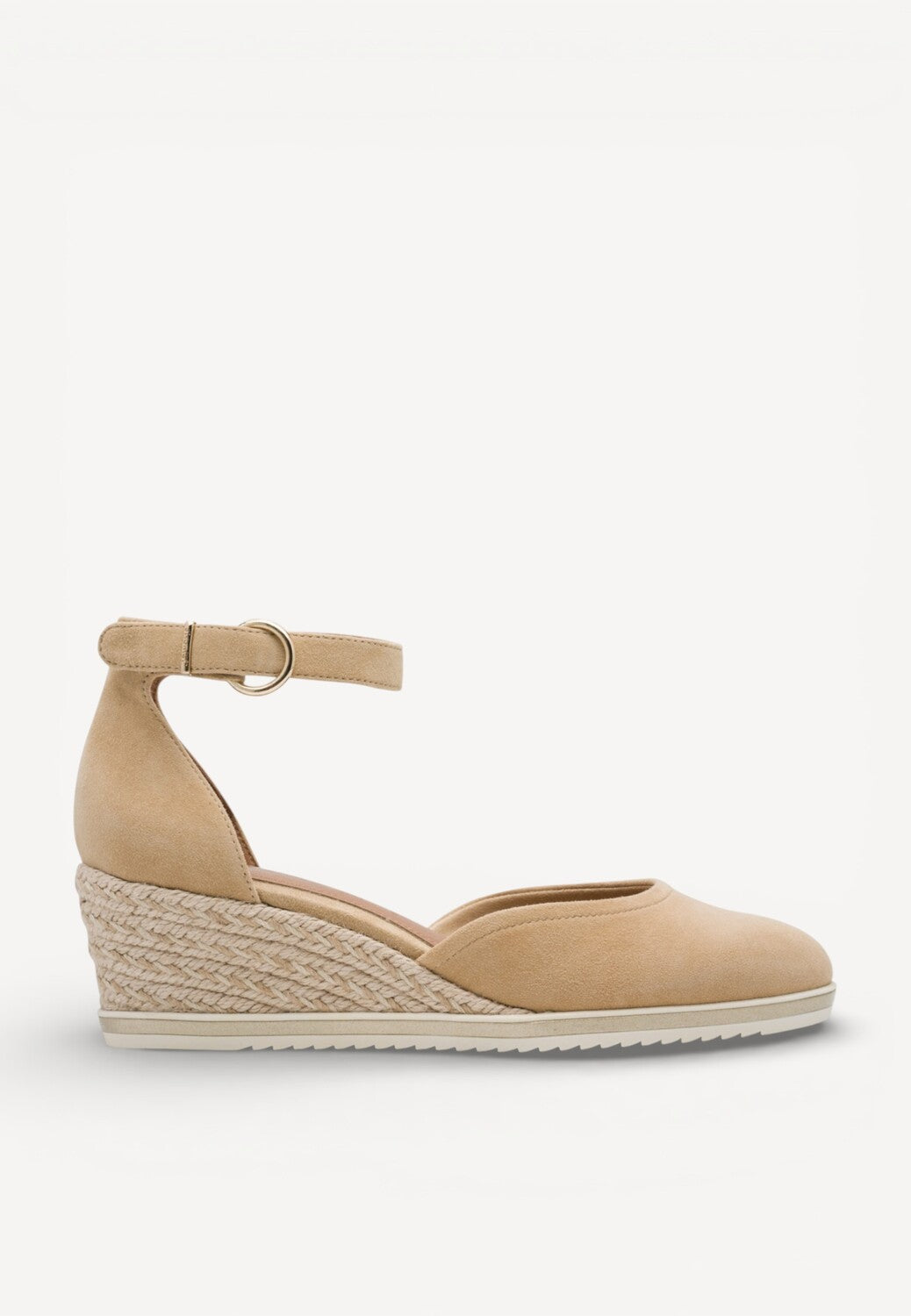 BALLERINAS + PUMPS-Beige suède/nubuck