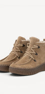 DAMES SPORTIEVE VETERSCHO-Beige suède/nubuck